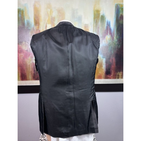 40R Mens Gieves & Hawkes Gray Pinstripe Suit - Pants 36/29 - Picture 11 of 16